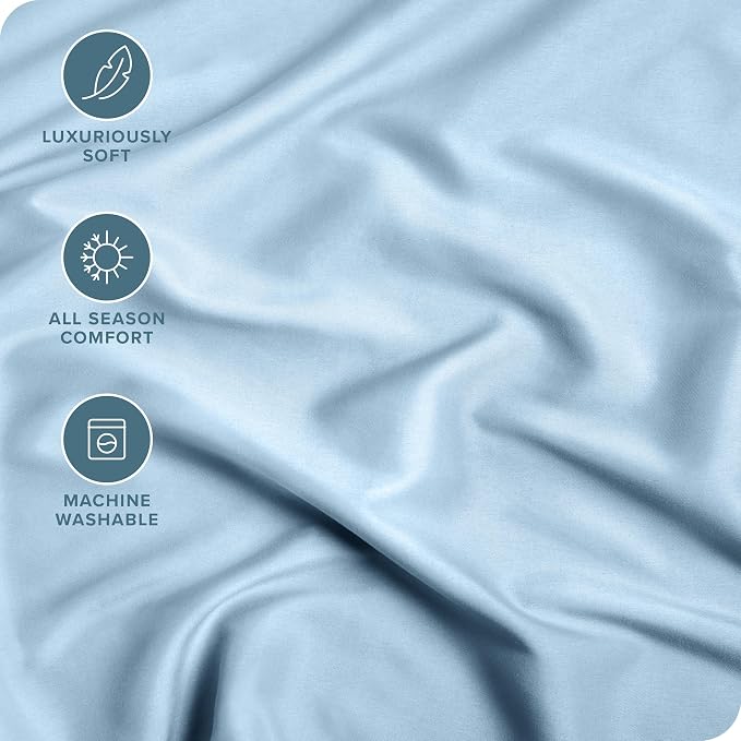 Bare Home Fitted Bottom Sheet Queen Size - Image 2