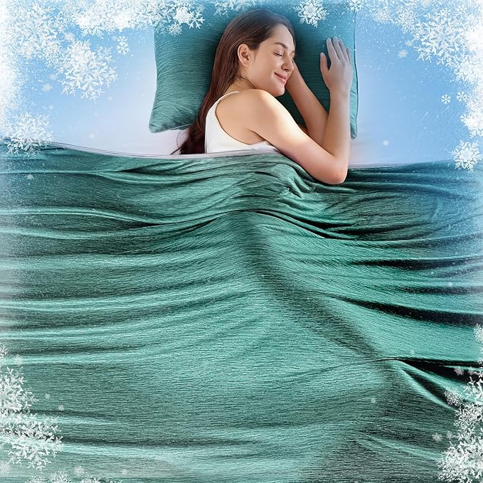KMUSET Cooling Blanket Twin, Double Sided Summer Cooling Blankets by COZYBLANKETHappyHomeLife