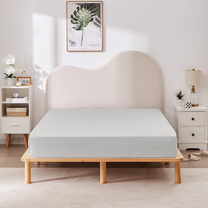 HBHLFZ Twin XL Fitted Sheet Only, Soft Breathable Bottom Sheet - Image 6