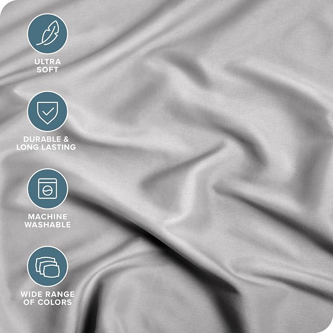 Bare Home 2-Pack Fitted Bottom Sheets Full - Image 2