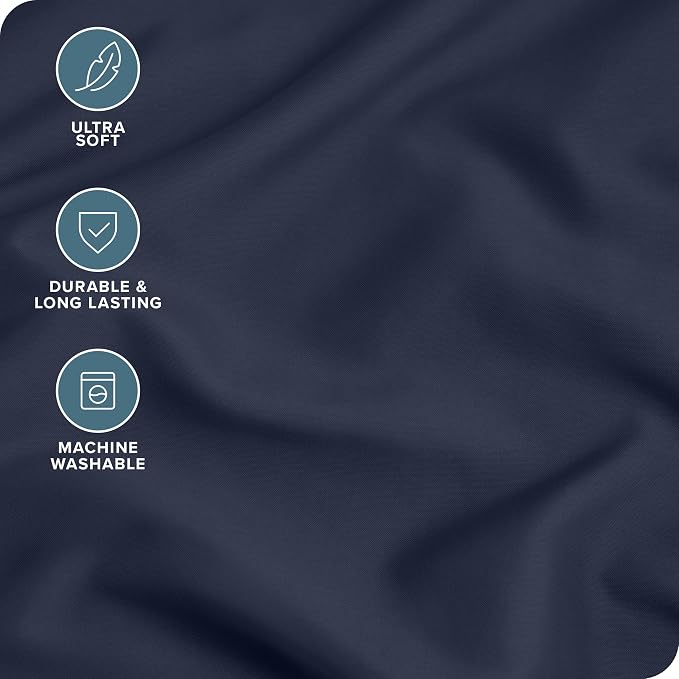 Bare Home Premium 1800 Ultra-Soft Microfiber Pillowcase Set - Image 4