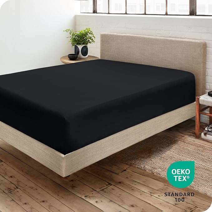 Bare Home Fitted Bottom Sheet California King Size - Image 4