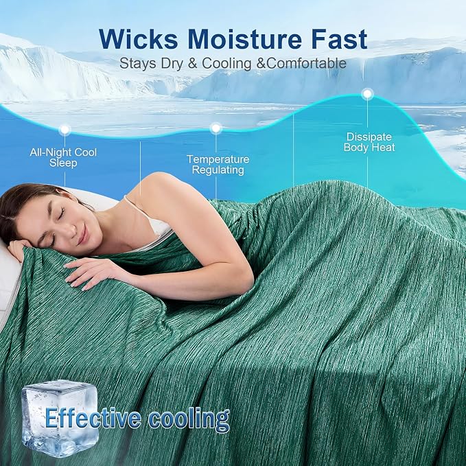 KMUSET Cooling Blanket Twin XL, Double Sided Summer Cooling Blankets - Image 4