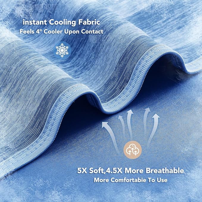 GOHERO Cooling Blanket King Size- 100"x90" Summer Cooling Throw Blanket - Image 5