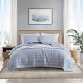 Nautica - King Quilt Set, Reversible Cotton Bedding by Nautica