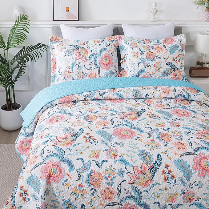 BEDIFANY Garden Cotton Filling King Size Quilt Set - Image 2