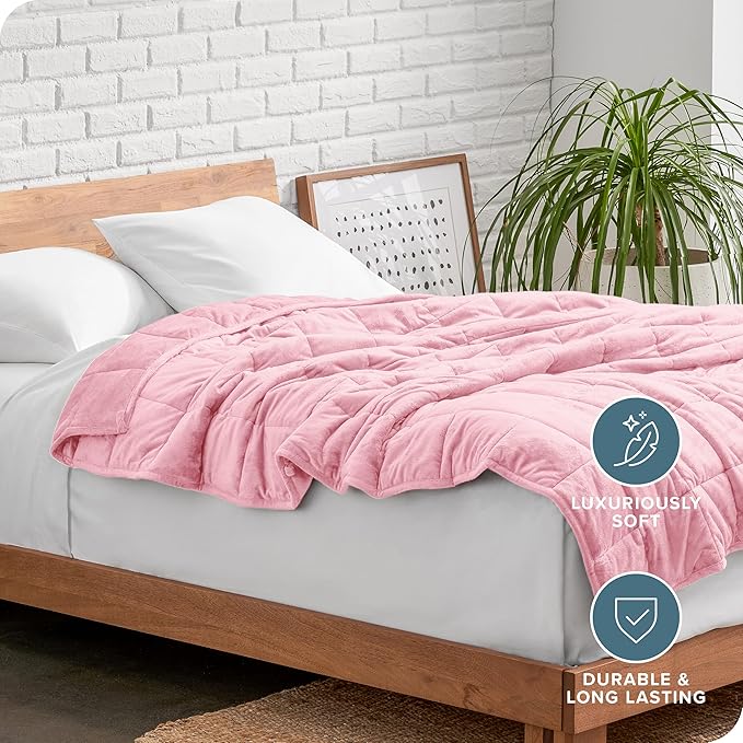 Bare Home Weighted Blanket Twin or Full Size 15lb - Image 5