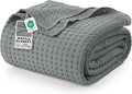 Utopia Bedding 100% Cotton Waffle Weave Blanket Queen Size by UTOPIABEDDING