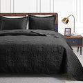 Love's cabin Quilts for Queen Bed Black Bedspreads by Lovescabin