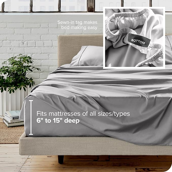 Bare Home California King Sheet Set - Image 5