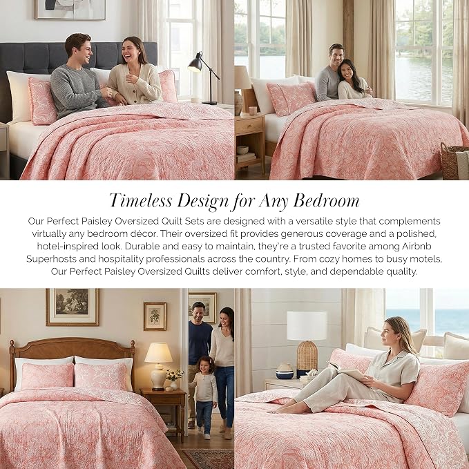Southshore Fine Living, Inc. Twin XL Quilt Bedding Set, Boho Coverlet, - Image 6