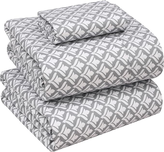 RUVANTI 100% Cotton Sheets – Twin Size Percale Bedding, Cooling & Breathable by Ruvanti