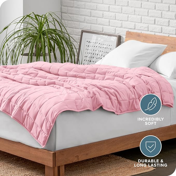Bare Home Weighted Blanket Queen Size 22lb - Image 5