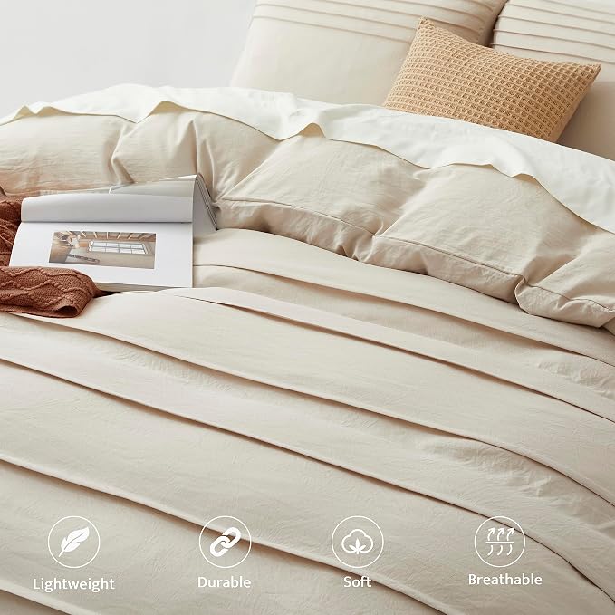 Oli Anderson Light Khaki Duvet Cover King Size - Image 3
