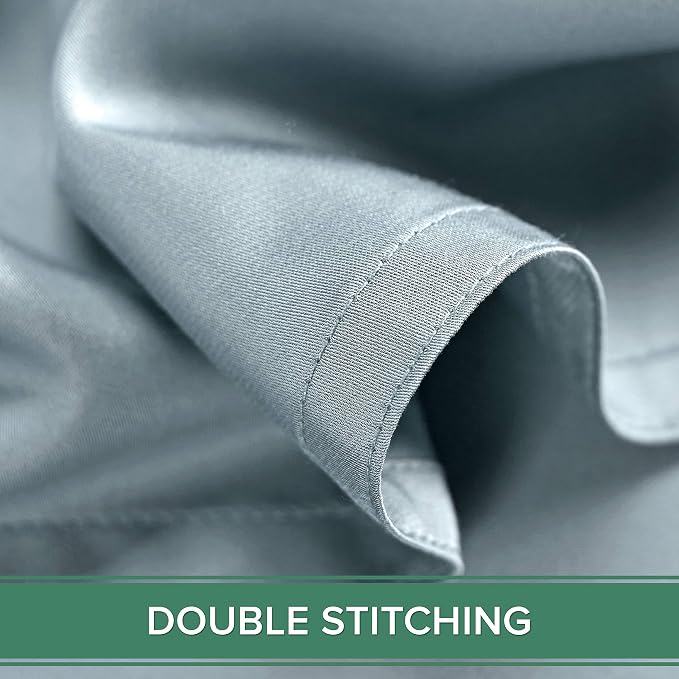 Pure Bamboo Full Sheets, Genuine 100% Organic Viscose Derived from Bamboo Bed - Image 8