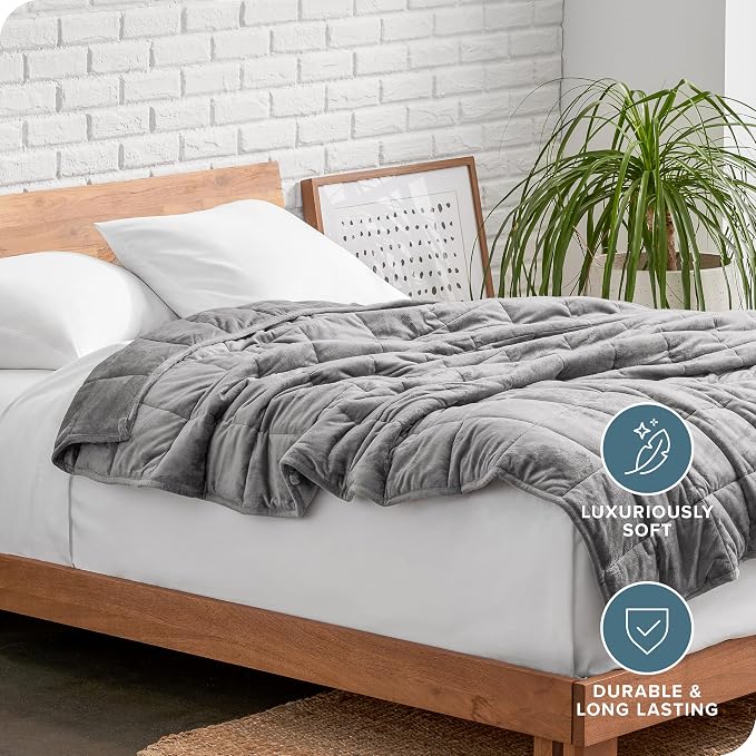 Bare Home Weighted Blanket Twin or Full Size 7lb - Image 5