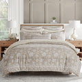 Levtex Home Adare Taupe Reversible Full/Queen Comforter Set by LevtexHome