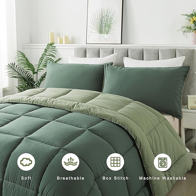 DOWNCOOL King Size Comforter Set -All Season Bedding Comforters Sets - Image 3