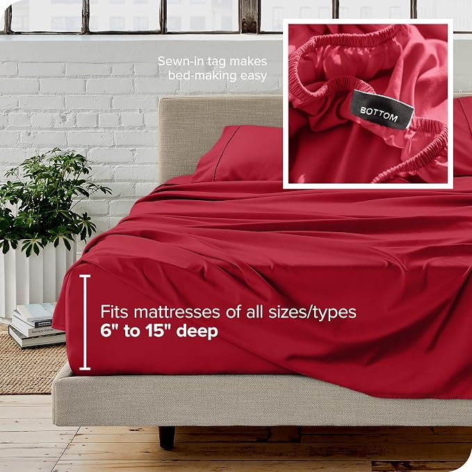Bare Home Queen Sheet Set - Image 5