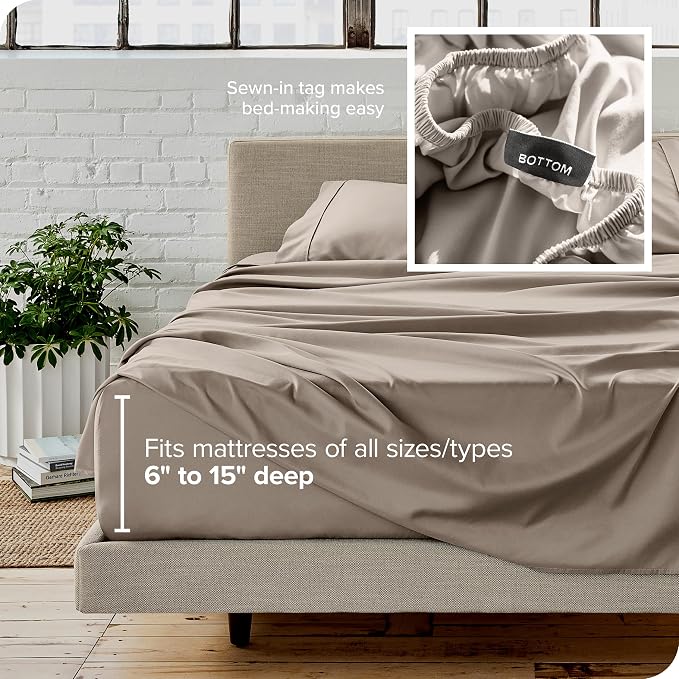 Bare Home Queen Sheet Set - Image 5