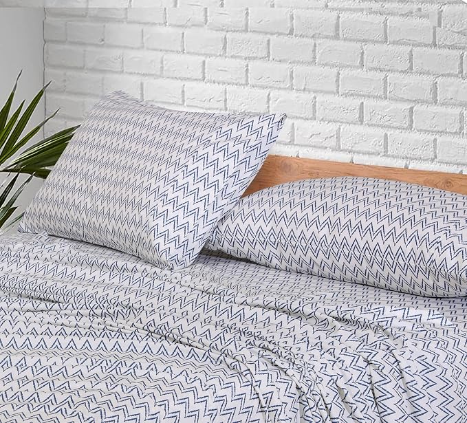 RUVANTI 100% Cotton Sheets – Split King Size Percale Bedding, Cooling & - Image 7