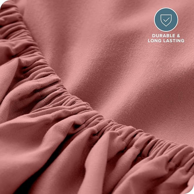 Bare Home Fitted Bottom Sheet King Size - Image 5