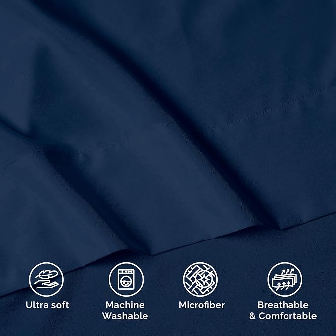 Luxury Flat Sheet Elegant Comfort Wrinkle-Free 1500 Premier Hotel Quality - Image 7