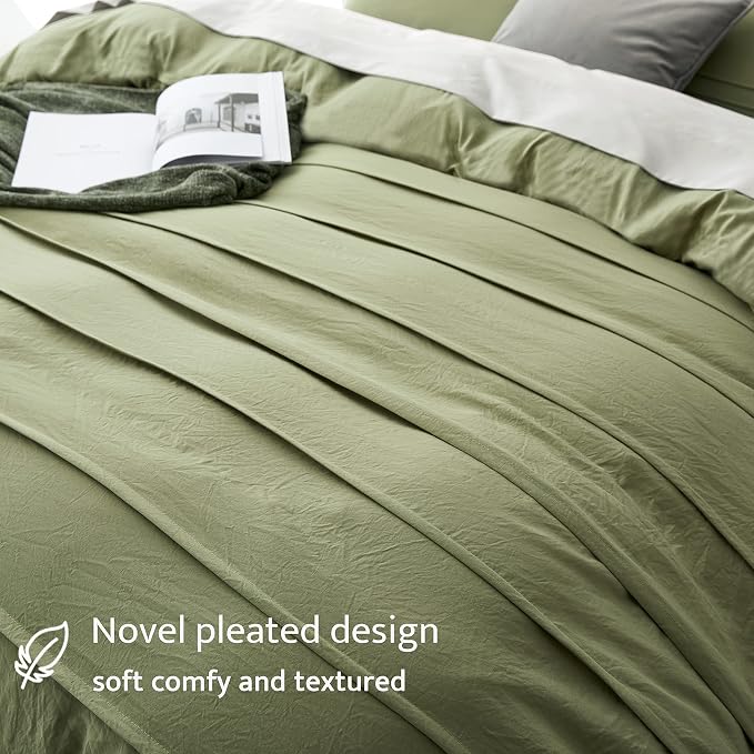 Oli Anderson Sage Green Duvet Cover King Size - Image 3