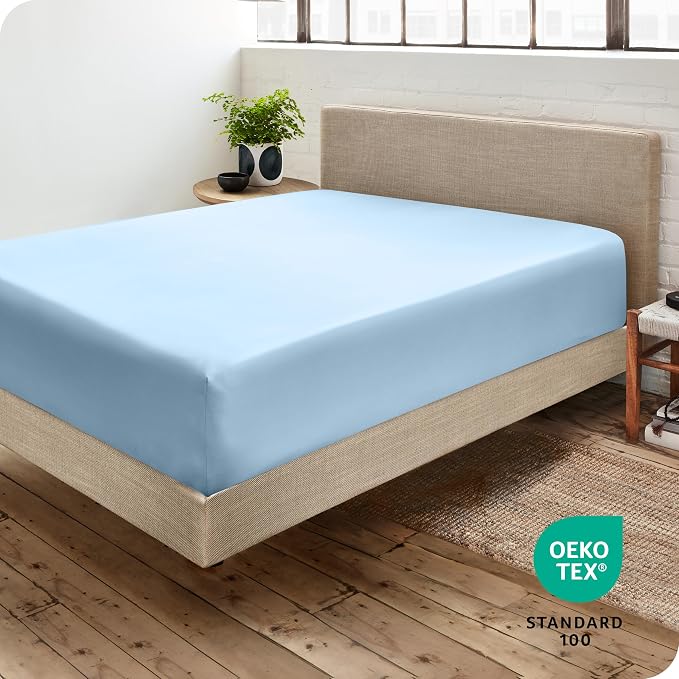 Bare Home Fitted Bottom Sheet Queen Size - Image 4
