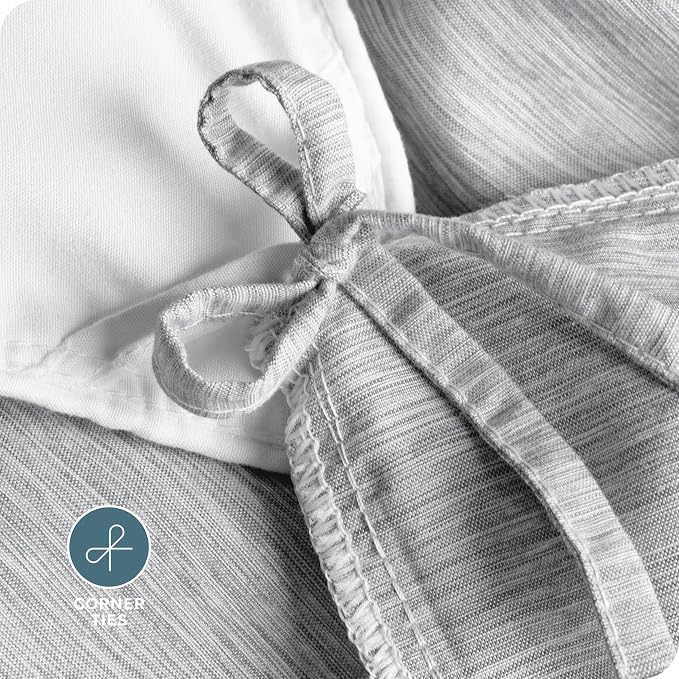Bare Home Bedding Duvet Cover Queen Size - Image 6