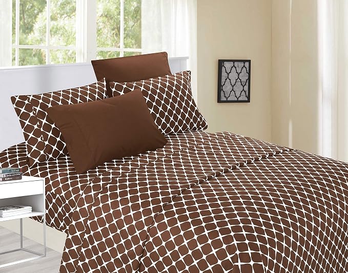 Elegant Comfort Luxury Soft Bed Sheets Bloomingdale Pattern - Image 2