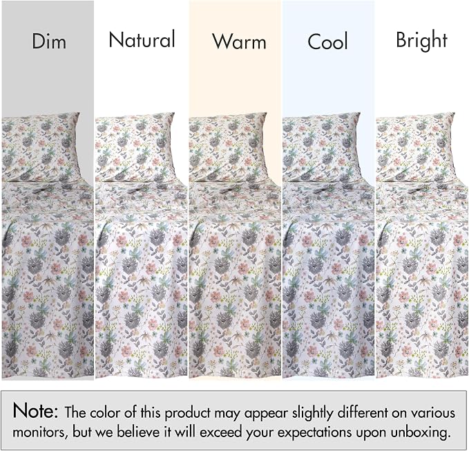 RUVANTI 100% Cotton Sheets – Twin Size Percale Bedding, Cooling & Breathable - Image 7