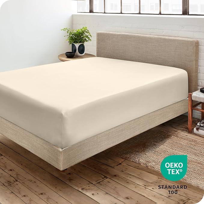 Bare Home Fitted Bottom Sheet California King Size - Image 4