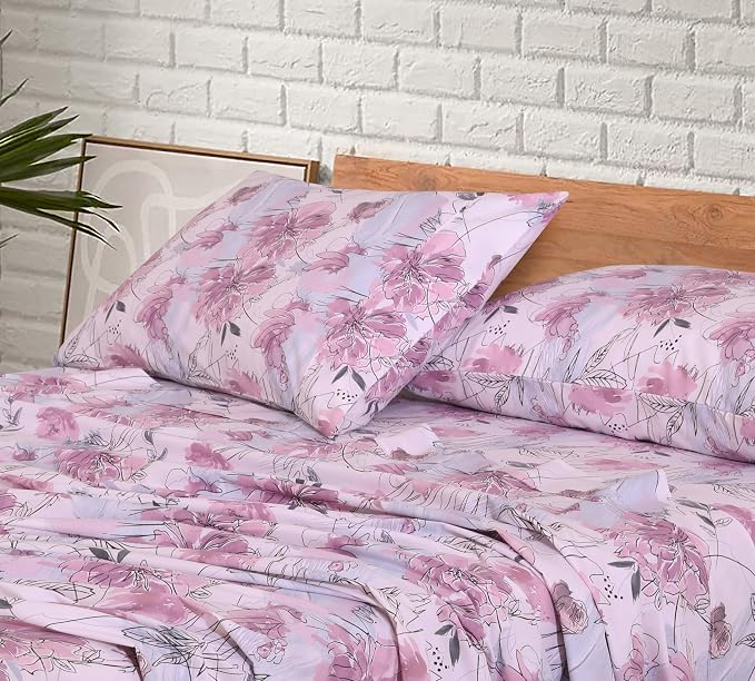 RUVANTI 100% Cotton Sheets – Queen Size Percale Bedding, Cooling & Breathable - Image 7