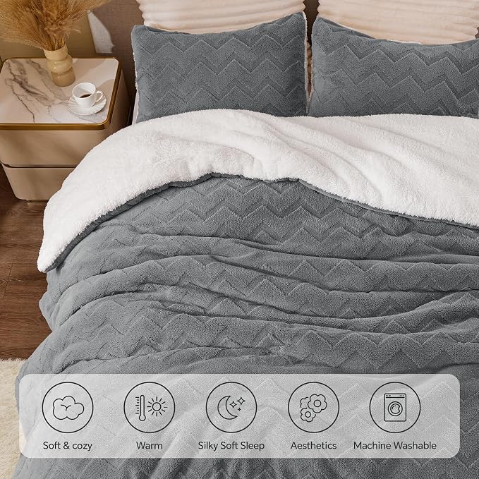 BEDELITE Fluffy Twin Comforter Set - Image 6