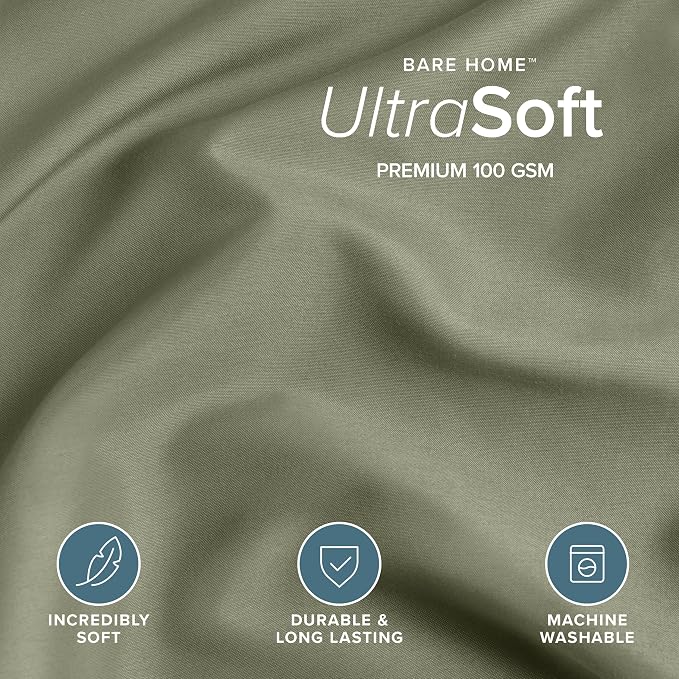 Bare Home Bedding Duvet Cover California King Size - Image 2