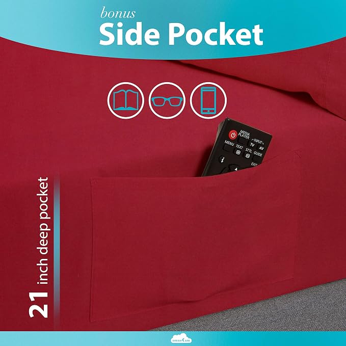 DREAMCARE King Size Sheets Set - Image 3