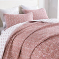 SahSahCasa Quilt Set Queen Size, 100% Cotton Quilt Bedding Set Bedspread by SahSahCasa
