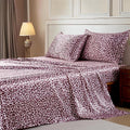 MR&HM Satin Bed Sheets with Elastic Corner Straps, Full Size Sheets Set by MRHM