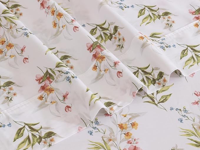 RUVANTI 100% Cotton Sheets – California King Percale Bedding, Cooling & - Image 6
