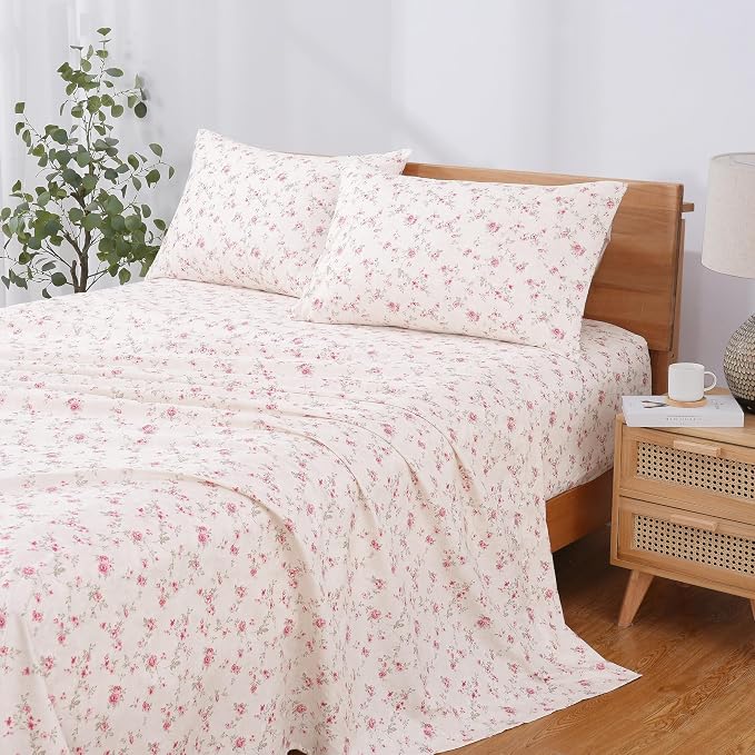 Modern Threads Printed 3-Piece Extra Soft Bedding Sheets & Pillowcase Set - Image 2