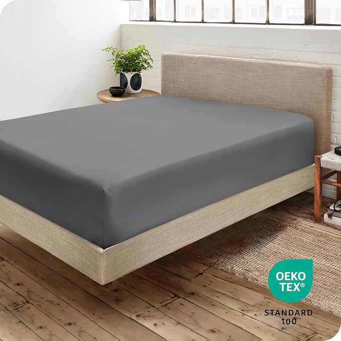 Bare Home Fitted Bottom Sheet Full Size - Image 4
