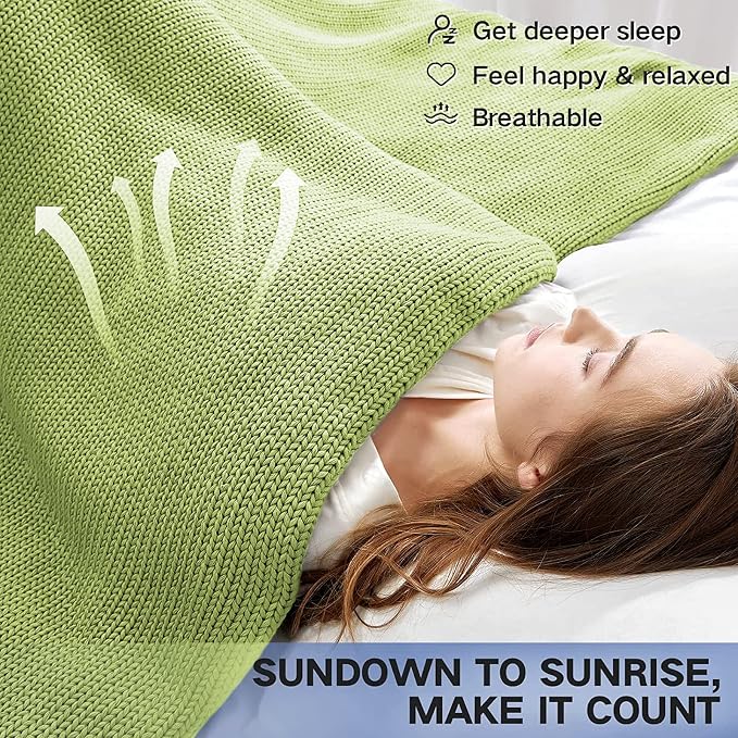 Guohaoi Knitted Weighted Blanket - Image 5