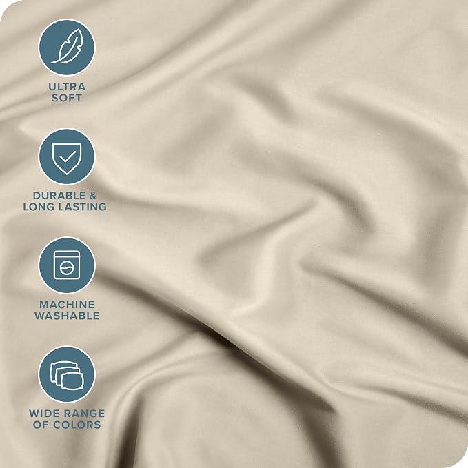 Bare Home 5-Pack Fitted Bottom Ultra-Soft Sheets Queen - Image 2