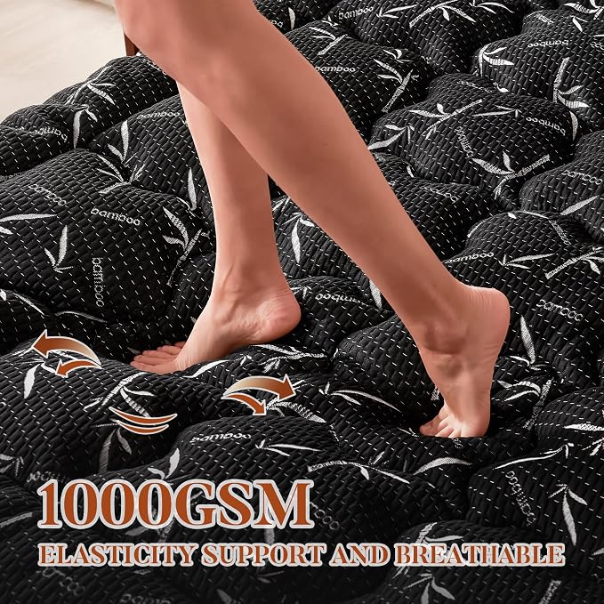 PRIMESOFT 100% WaterprooTwin Size Mattress Topper, Thick Pillow Top Mattress - Image 5
