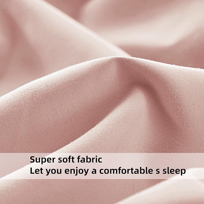 HBHLFZ Queen Fitted Sheet Only, Soft Breathable Bottom Sheet - Image 4