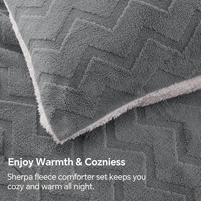 BEDELITE Fluffy King Size Comforter Set - Image 5