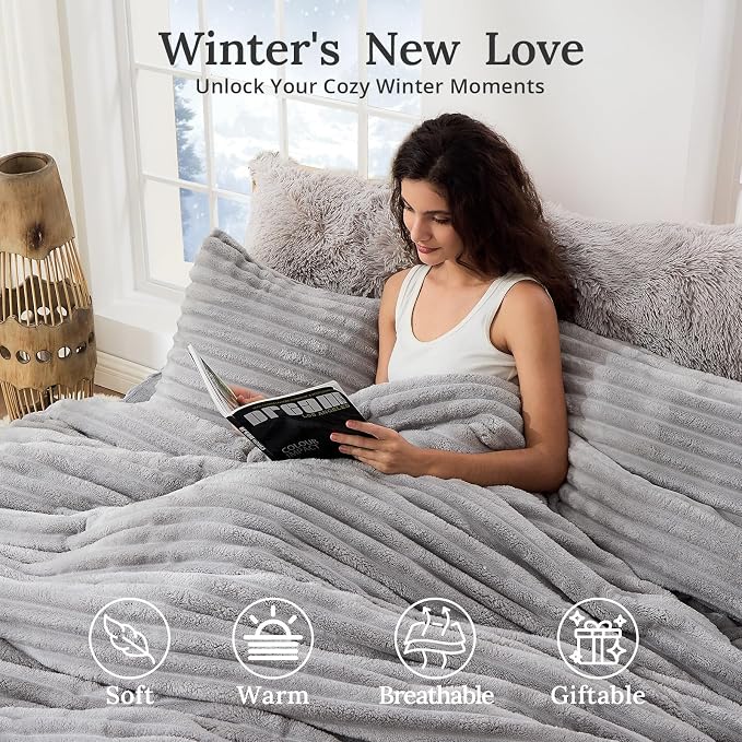 Sasttie Queen Comforter Set 3 Pieces - Image 2