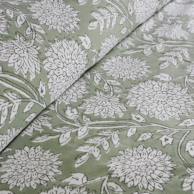 Levtex Home Adare Sage Reversible King Duvet Cover Set - Image 5