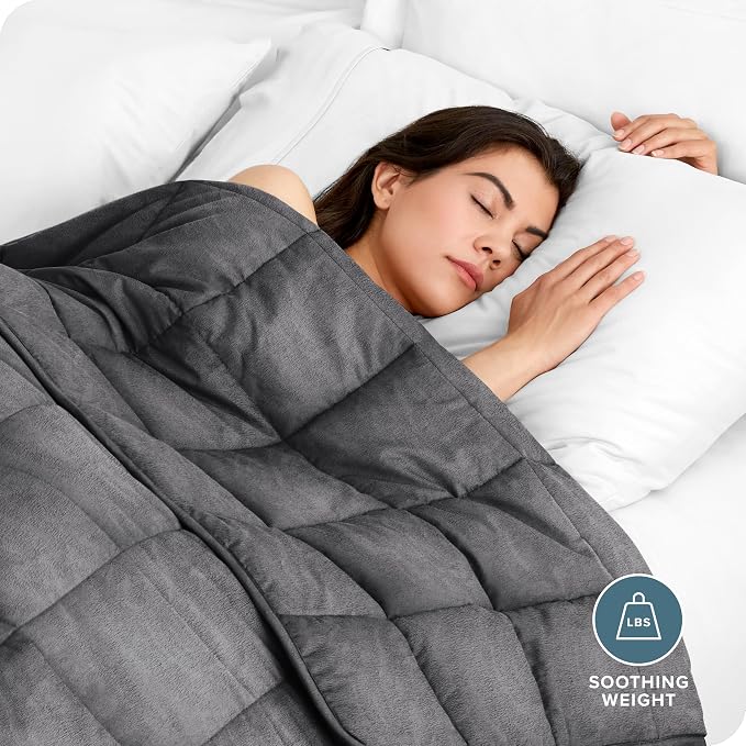 Bare Home Weighted Blanket Full or Queen Size 12lb - Image 2